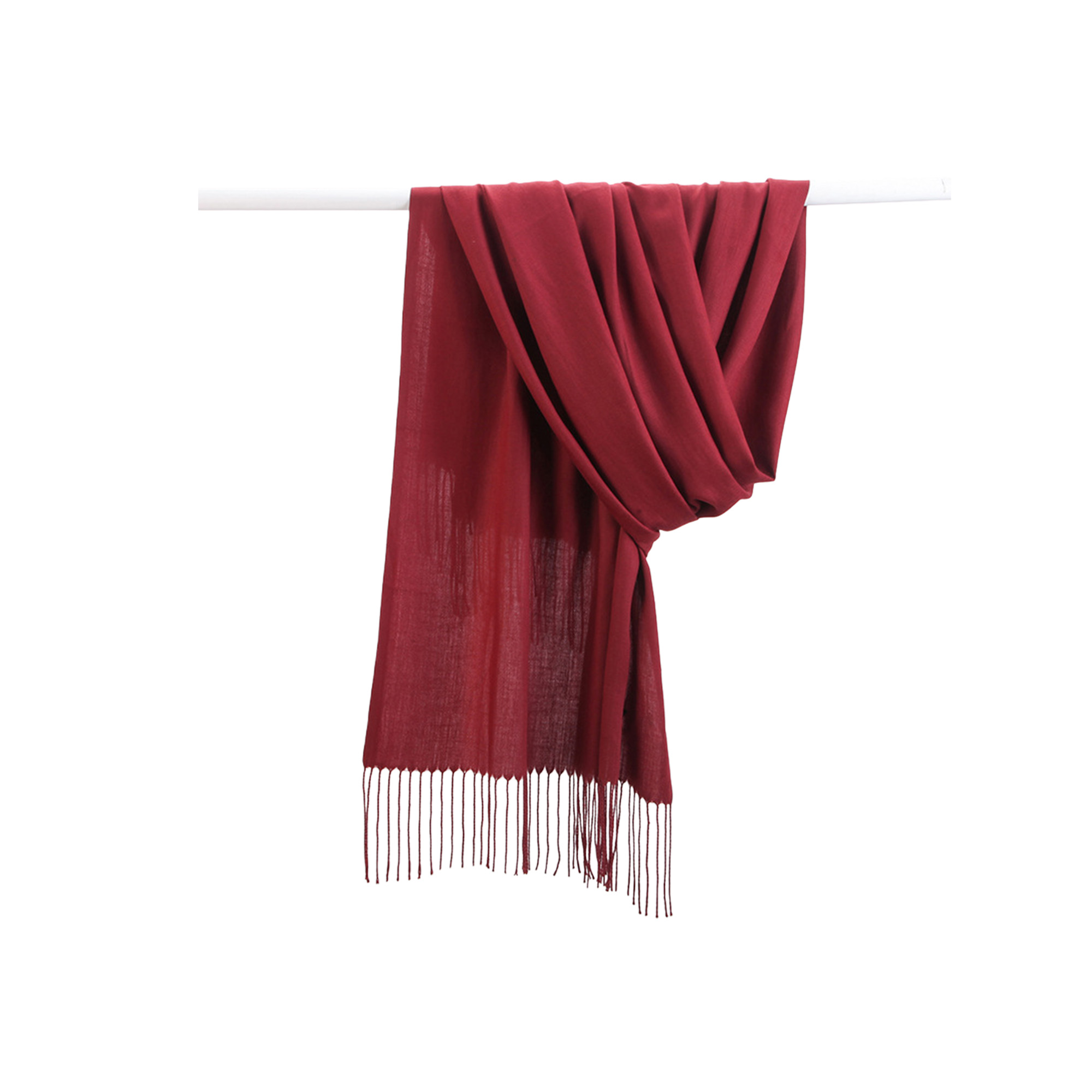 Custom Logo Multi-Color Fringed Scarf 8