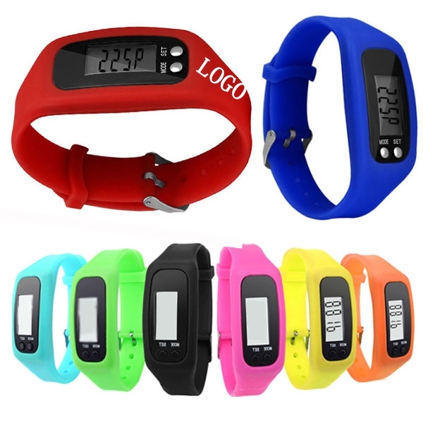 Silicone Wristband Pedometer 4