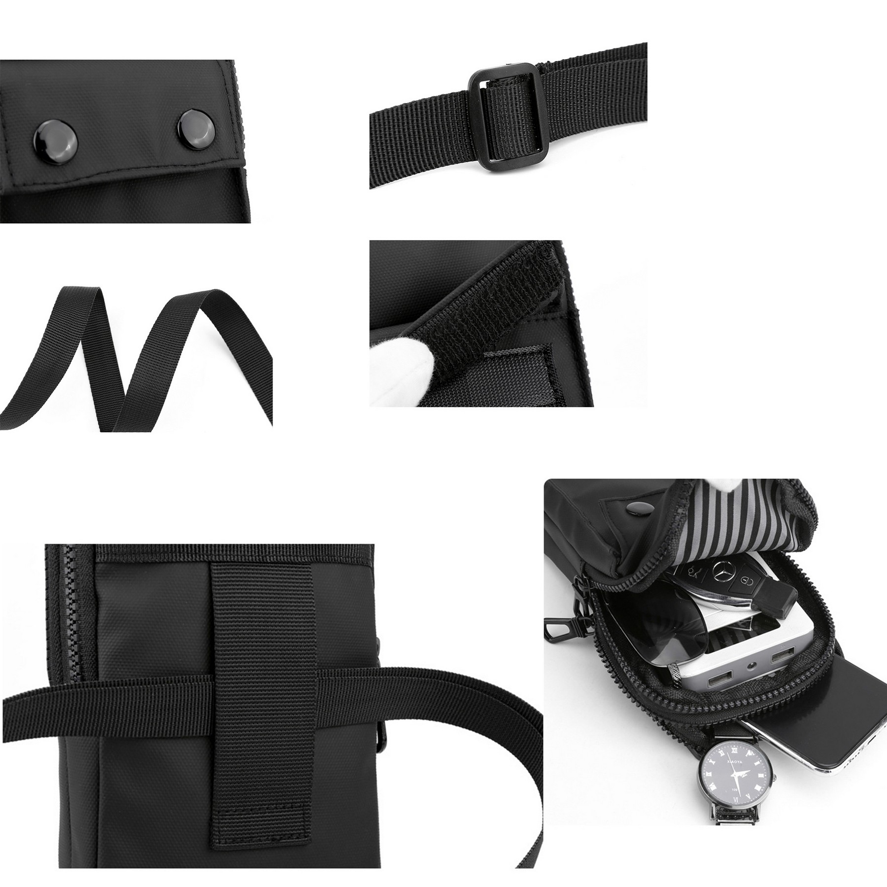 New Material Casual Handsome Crossbody Pocket 5