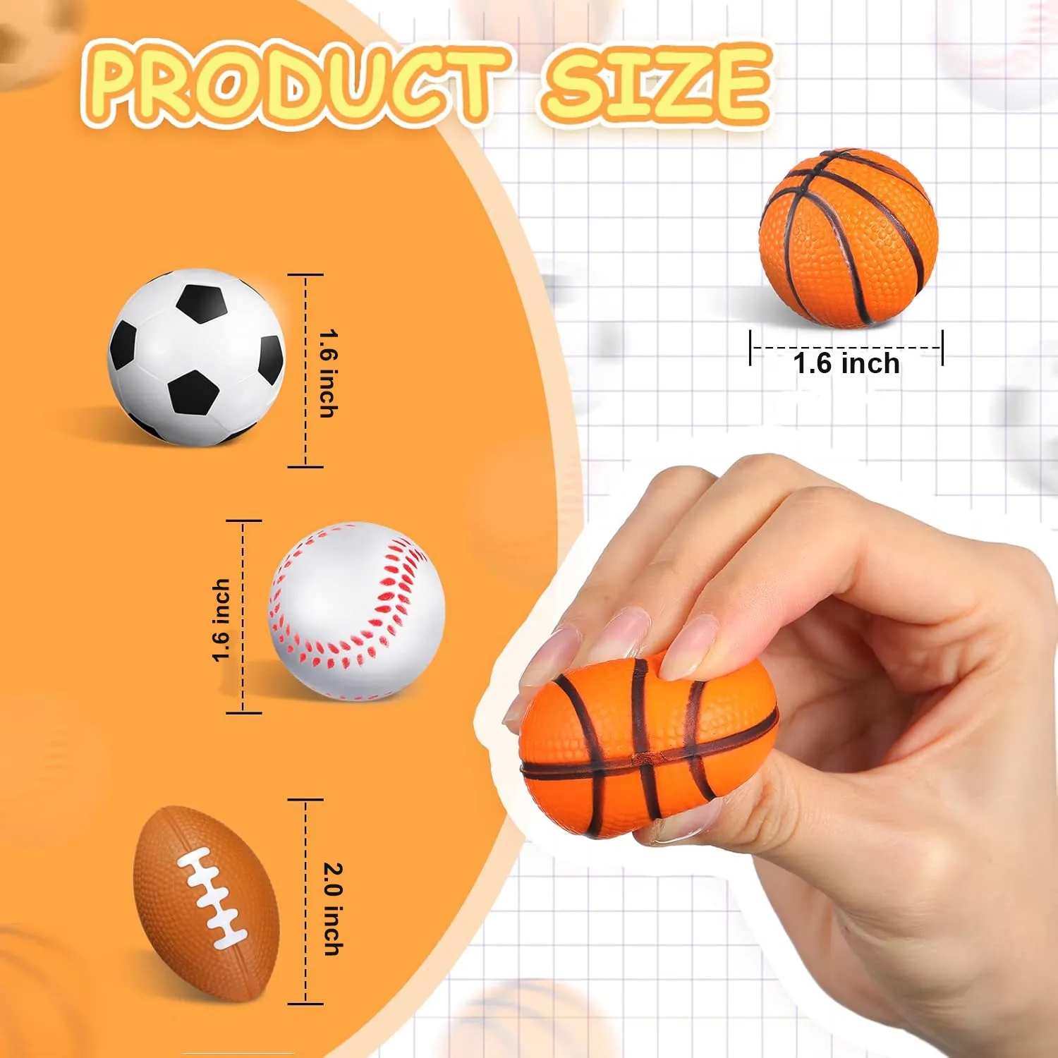 Mini Sport Stress Reliever  Ball Toys 2