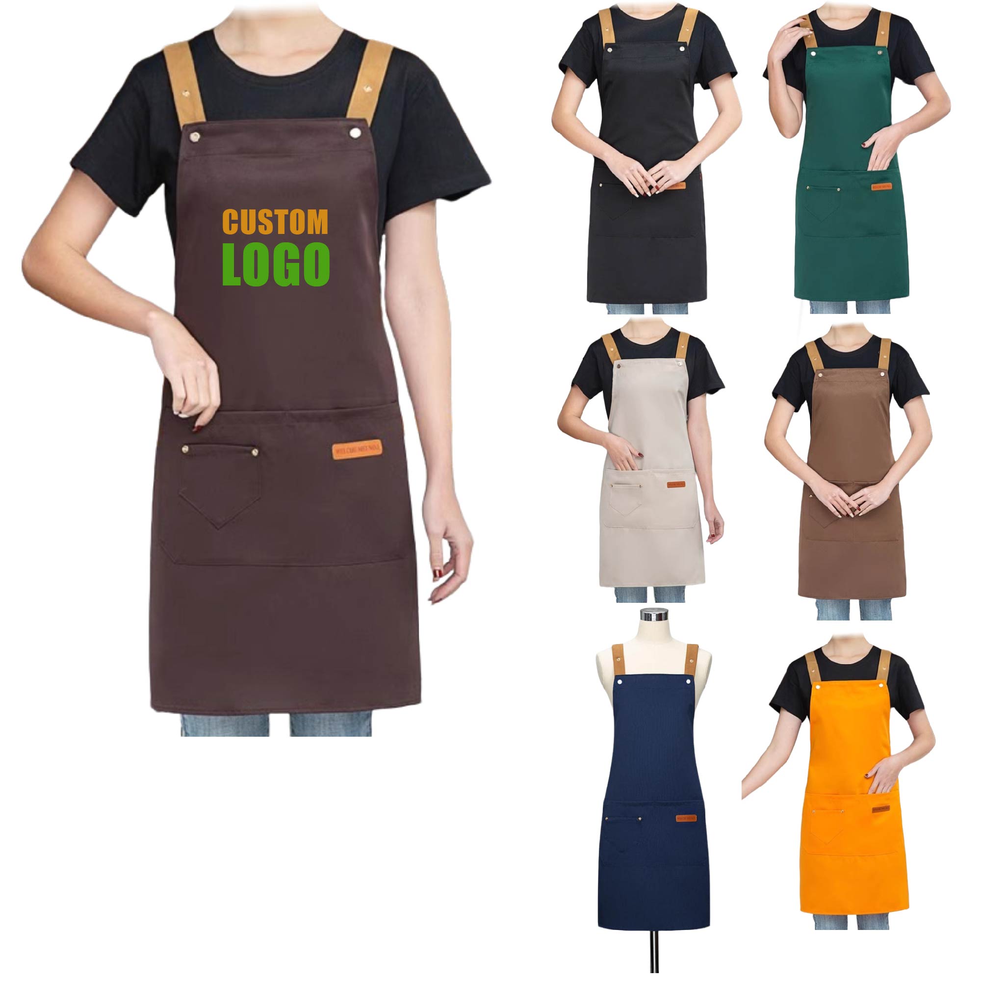 MOQ 10 pcs Chef Work Apron 3