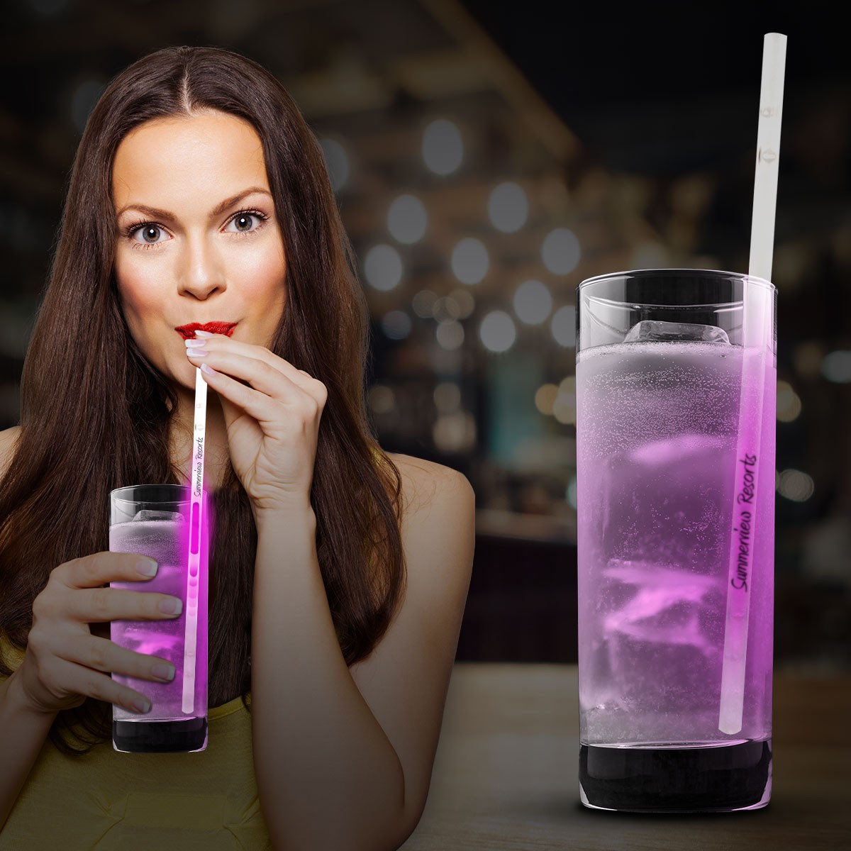 Yellow Glow Go Straws 4