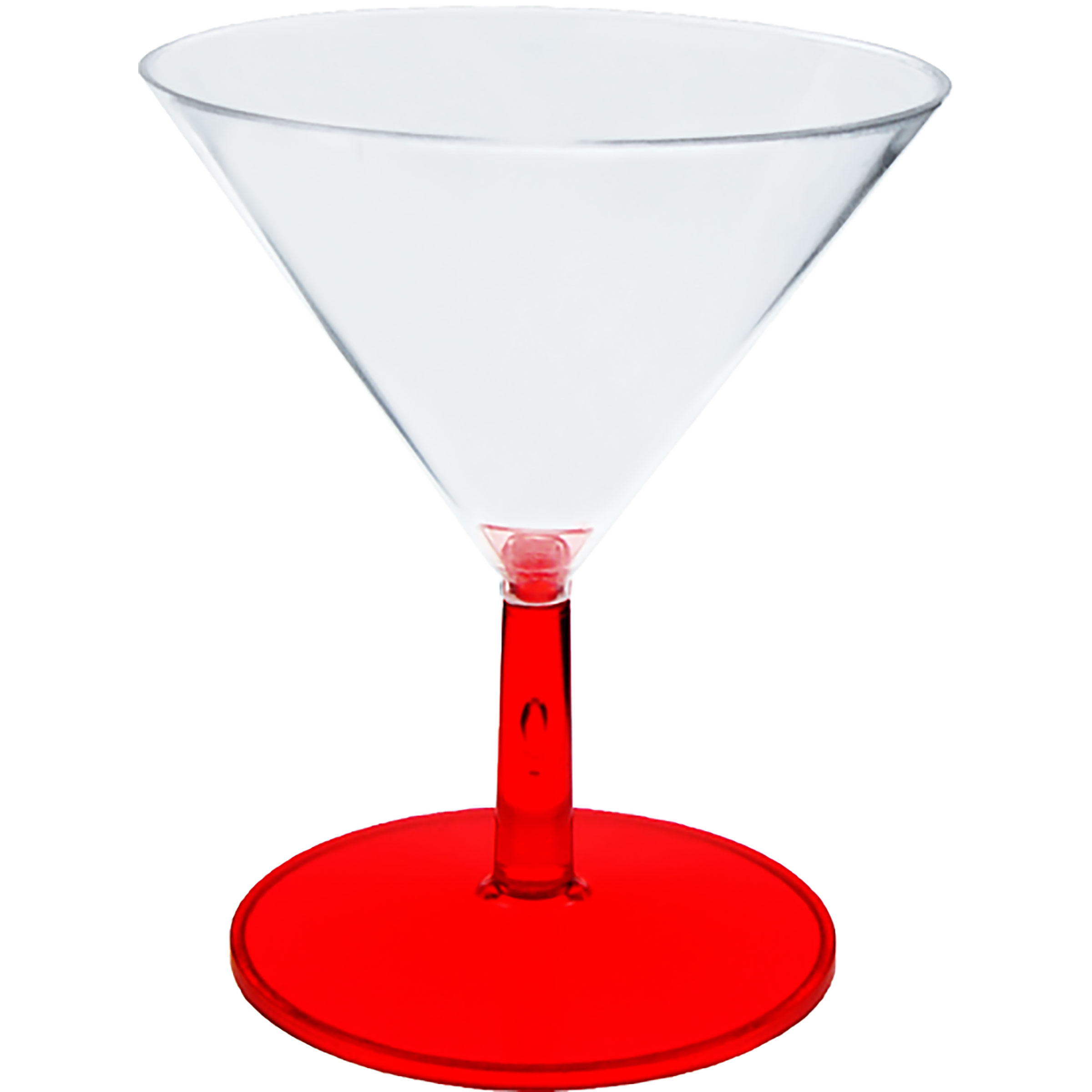 2oz Plastic Martini Sampler with Choice of Stem Color 7
