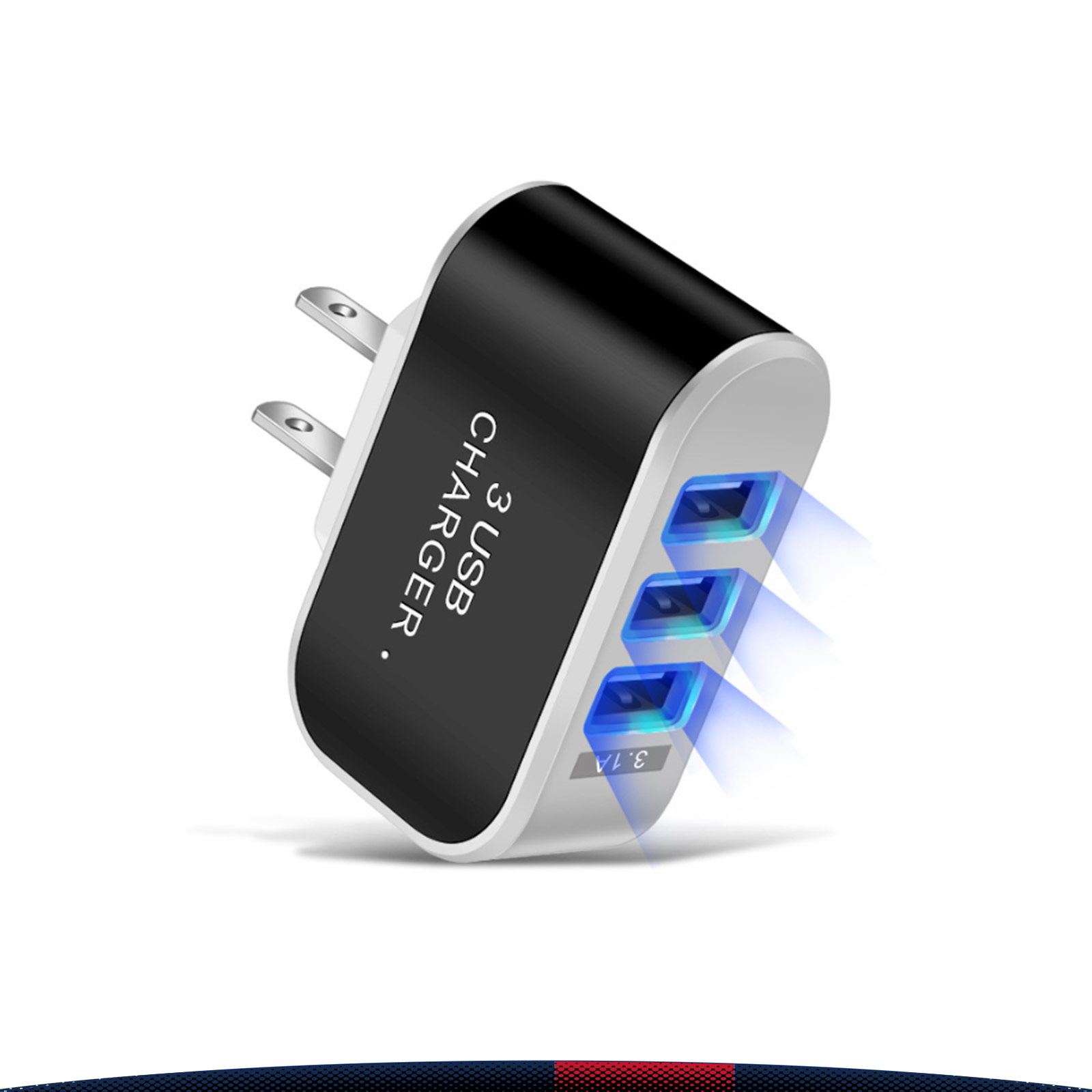 Trevolt 3-Port LED USB Wall Charger 6