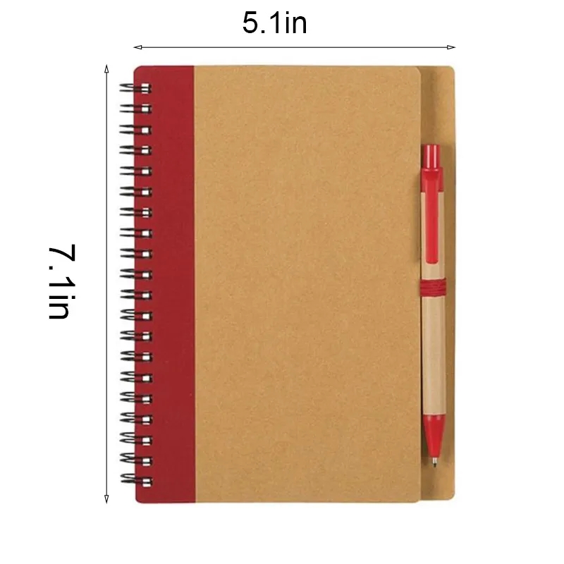 ECO-INSPIRED SPIRAL NOTEBOOK & PEN 2