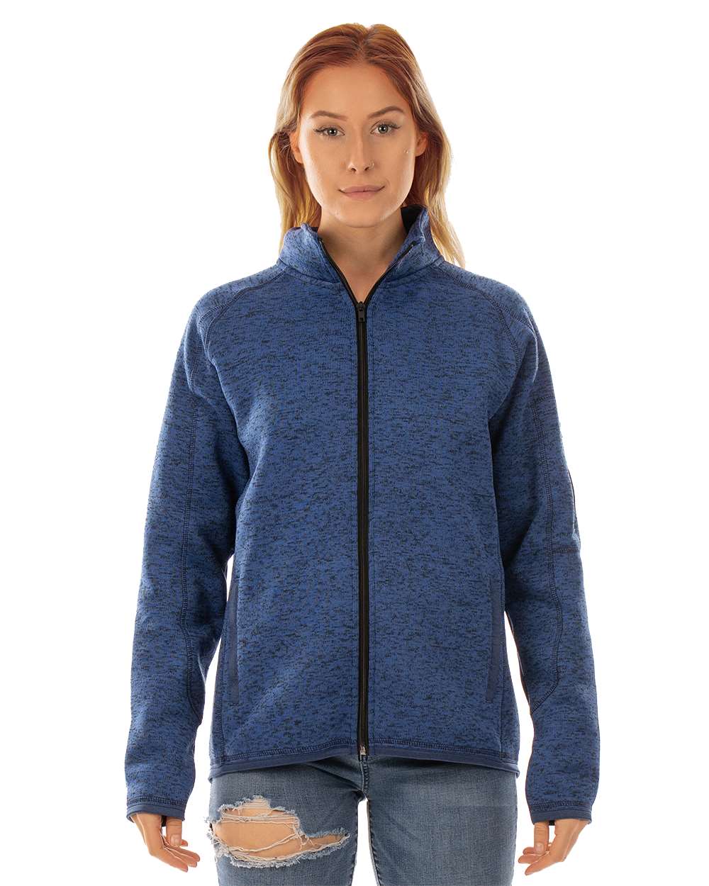 Women's Sweater Knit Jacket - 5901 3