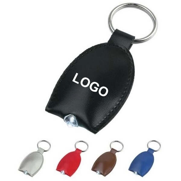 Leather Light Keychain 3