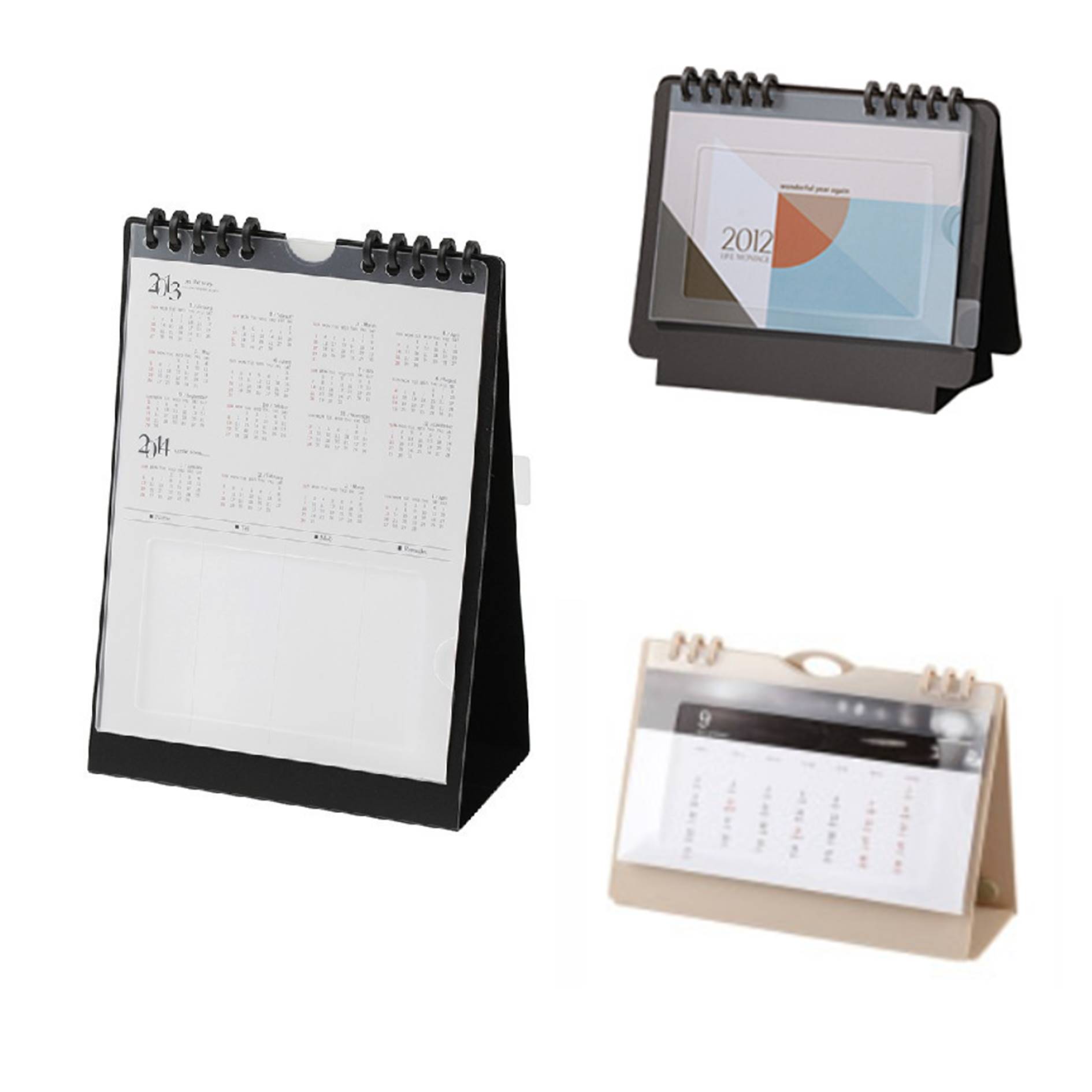 Stand Up Monthly Flip Over Desk Calendar 2