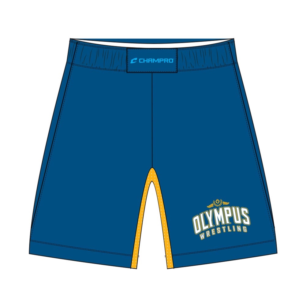 Juice Wrestling Grappler Short Stretch Woven Poplin/Pin Dot Mesh