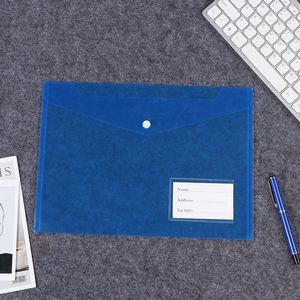 A4 Clear File Bags With Snap Button 5