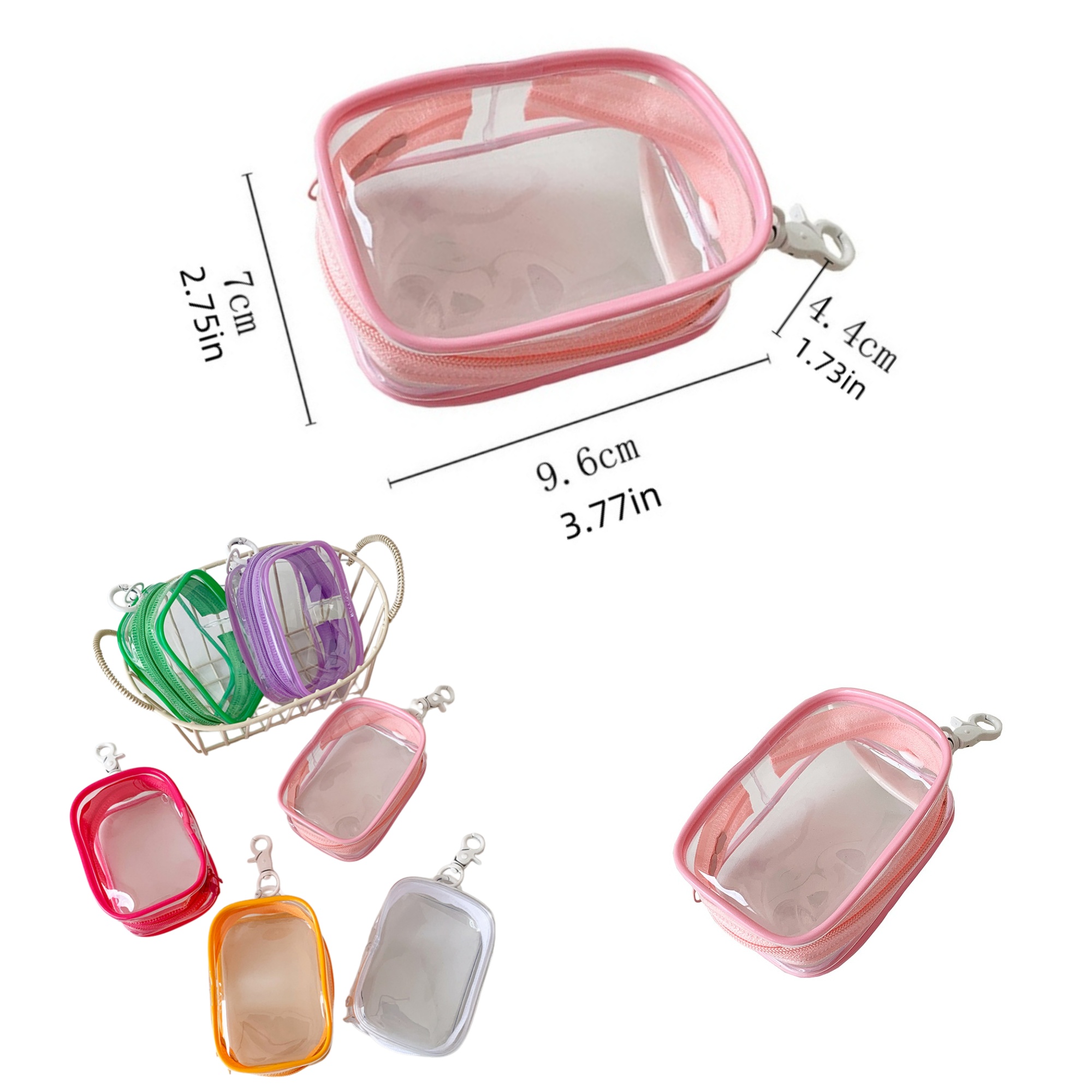 Customized transparent waterproof PVC storage bag 4