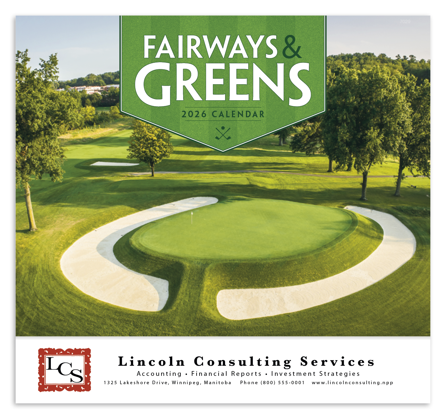 Good Value™ Fairways & Greens - Stapled Calendar 15