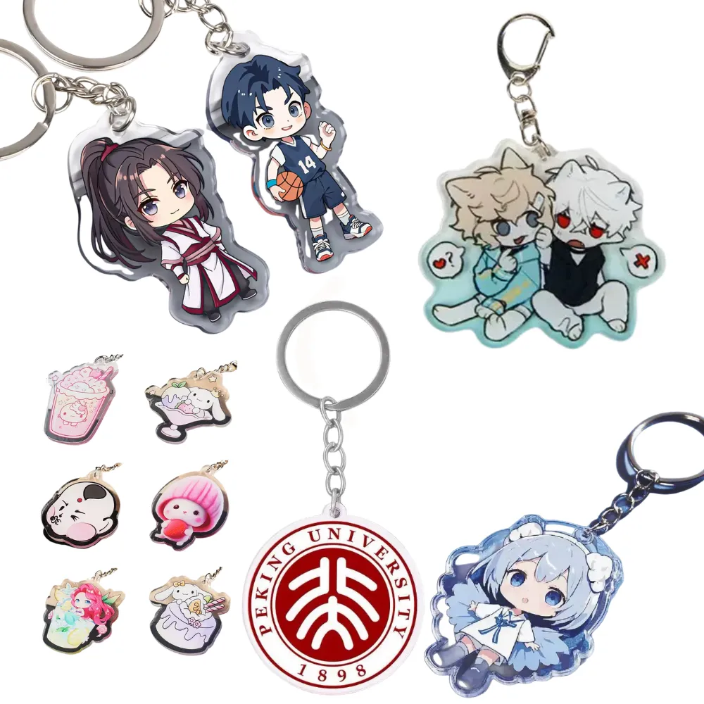 Acrylic Keychain with Print 2
