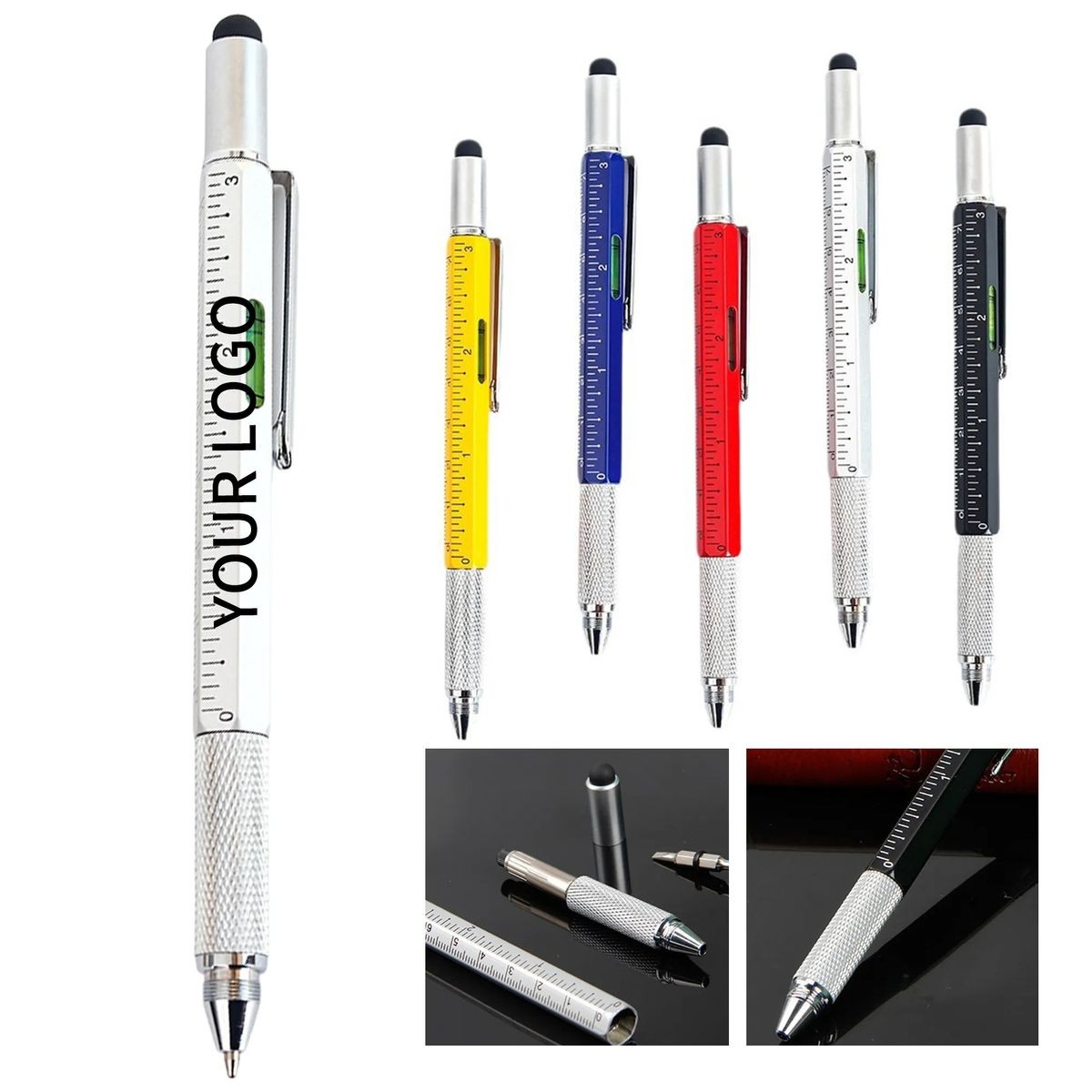 5.83 Inch Ballpoint Pen with Measurement Scale 2