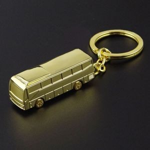 Unique Bus Shaped Alloy Key Chain With Split Ring 16