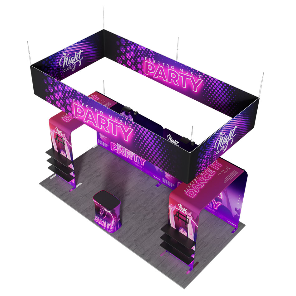 10'x20' Tradeshow Booth Kit - D Kit 2