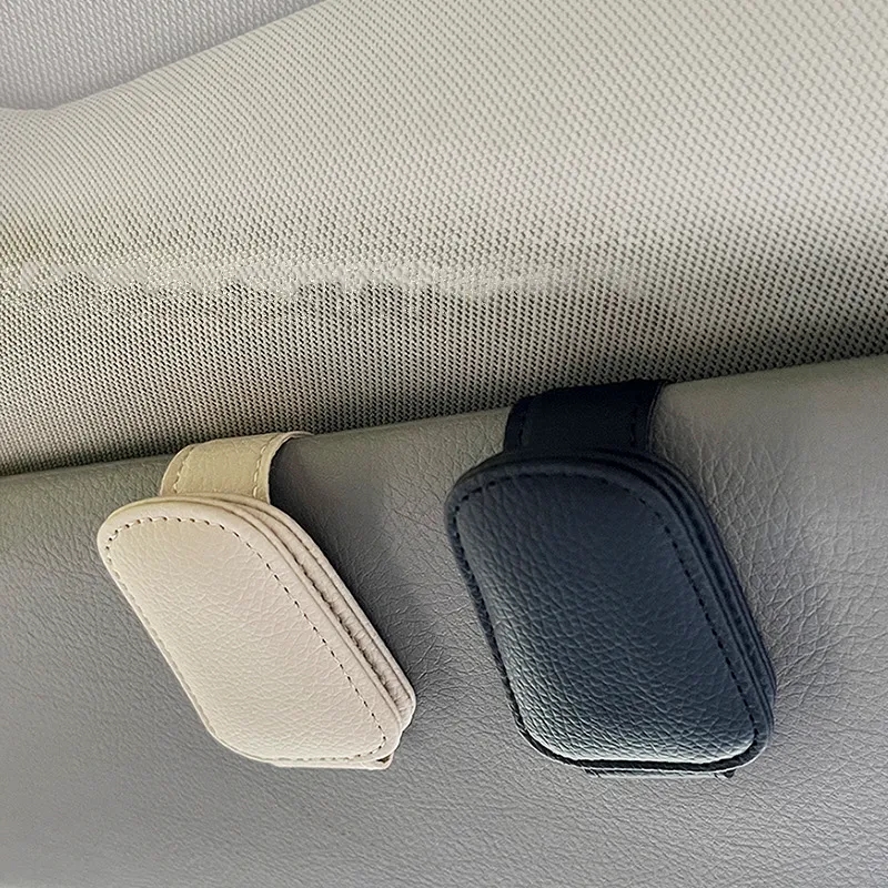 Car visor eyeglasses clip holder 3