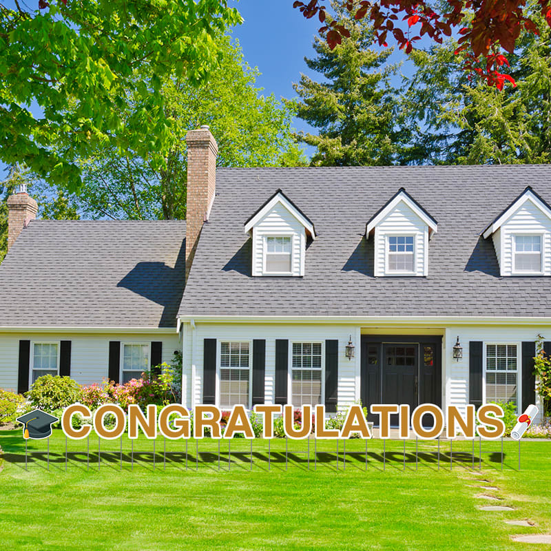 Congratulations Yard Letters 1