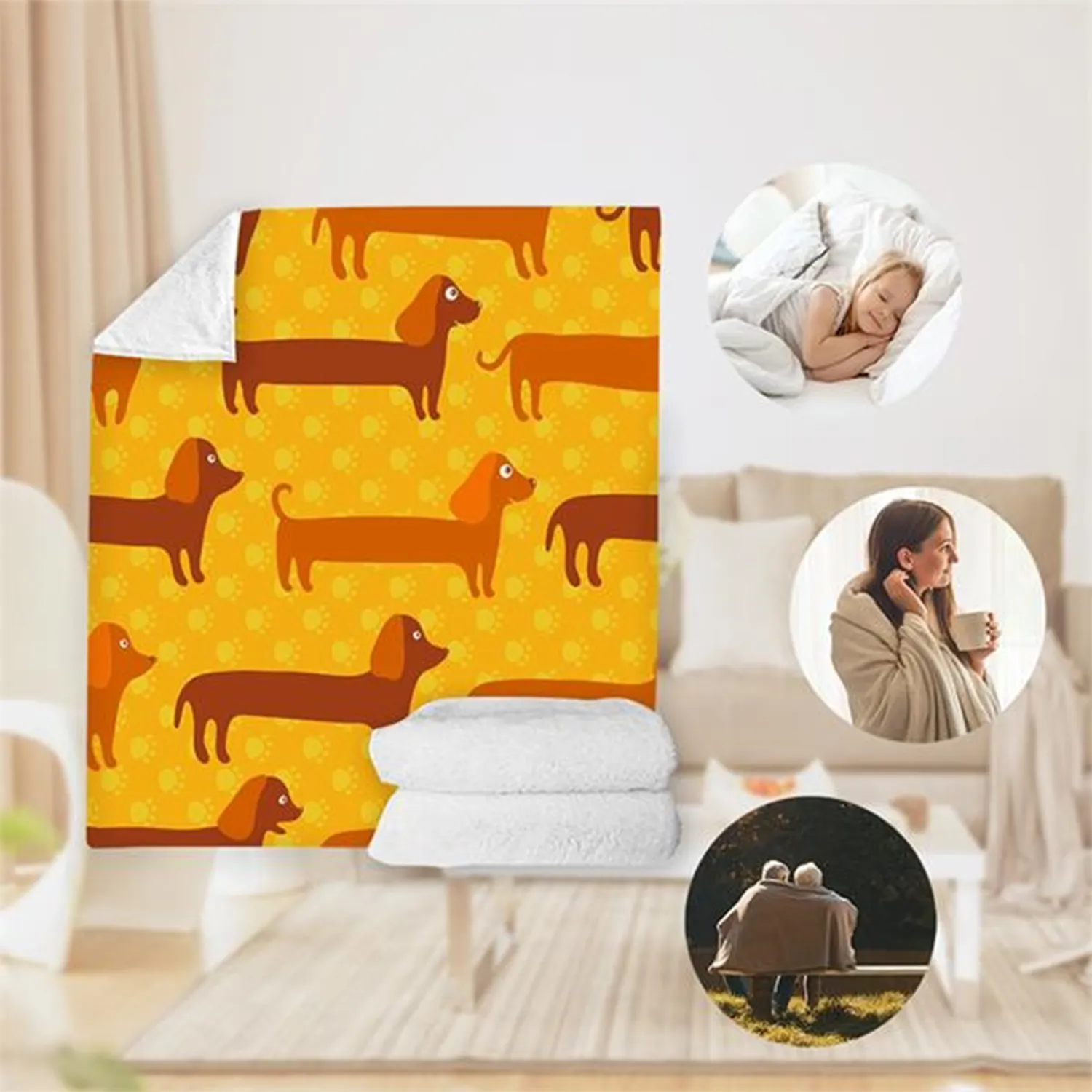 Custom Fleece Throw Blanket 2