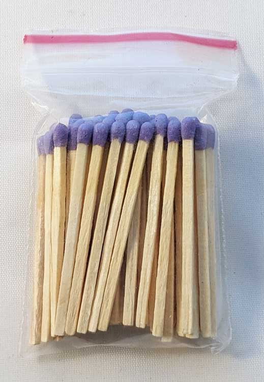 47mm (approx. 2 in.) Bulk Wooden Match Sticks - (approx)50 ct. bags 11