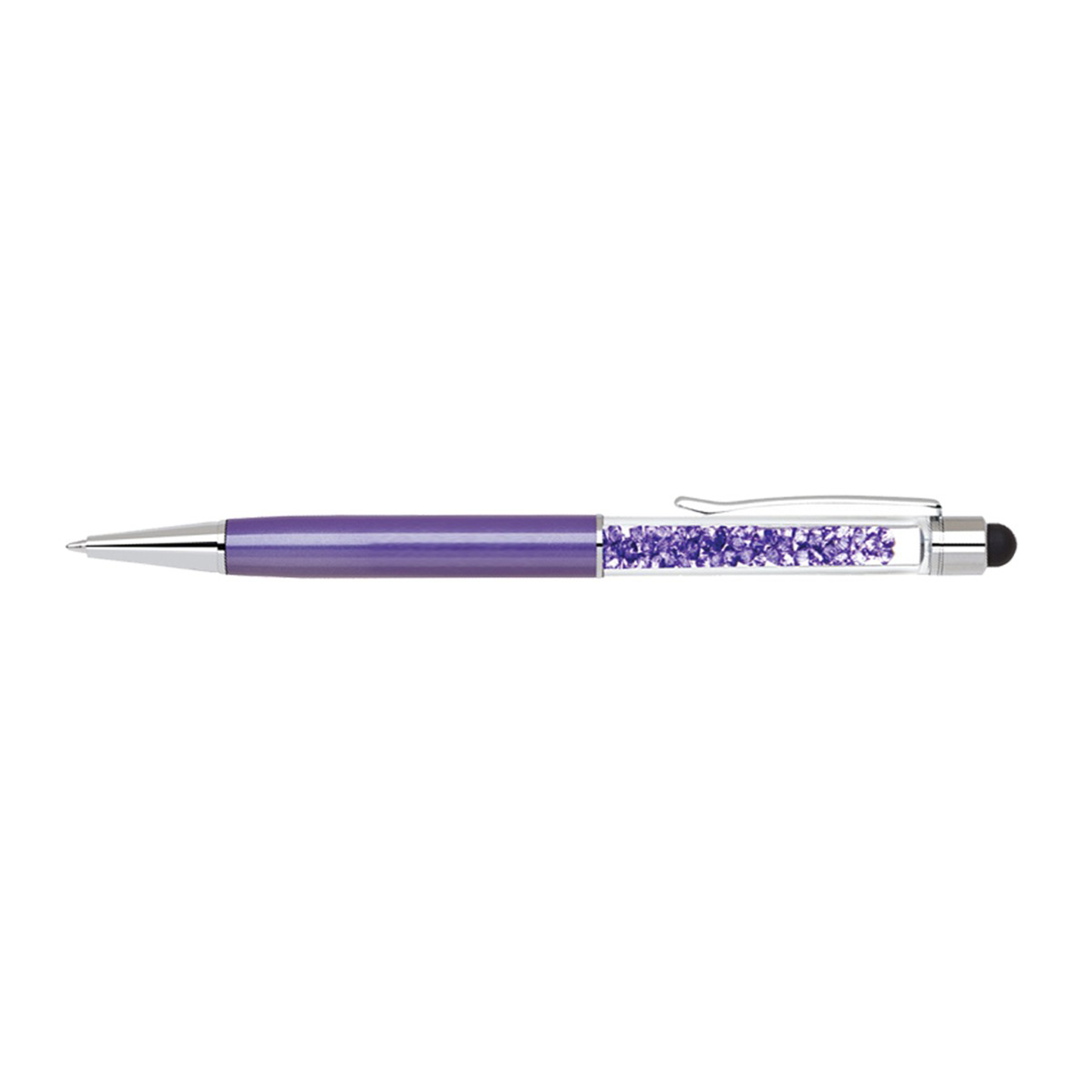 Brass stylus pen with matching crystals and barrel colors 13