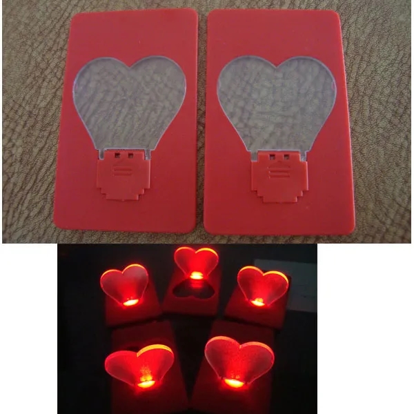 Heart Shape Pocket Led Card Light 4
