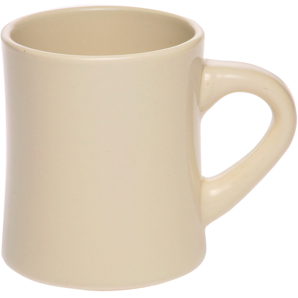 12 oz. Thick Grip Glossy Ceramic Diner Mugs 12