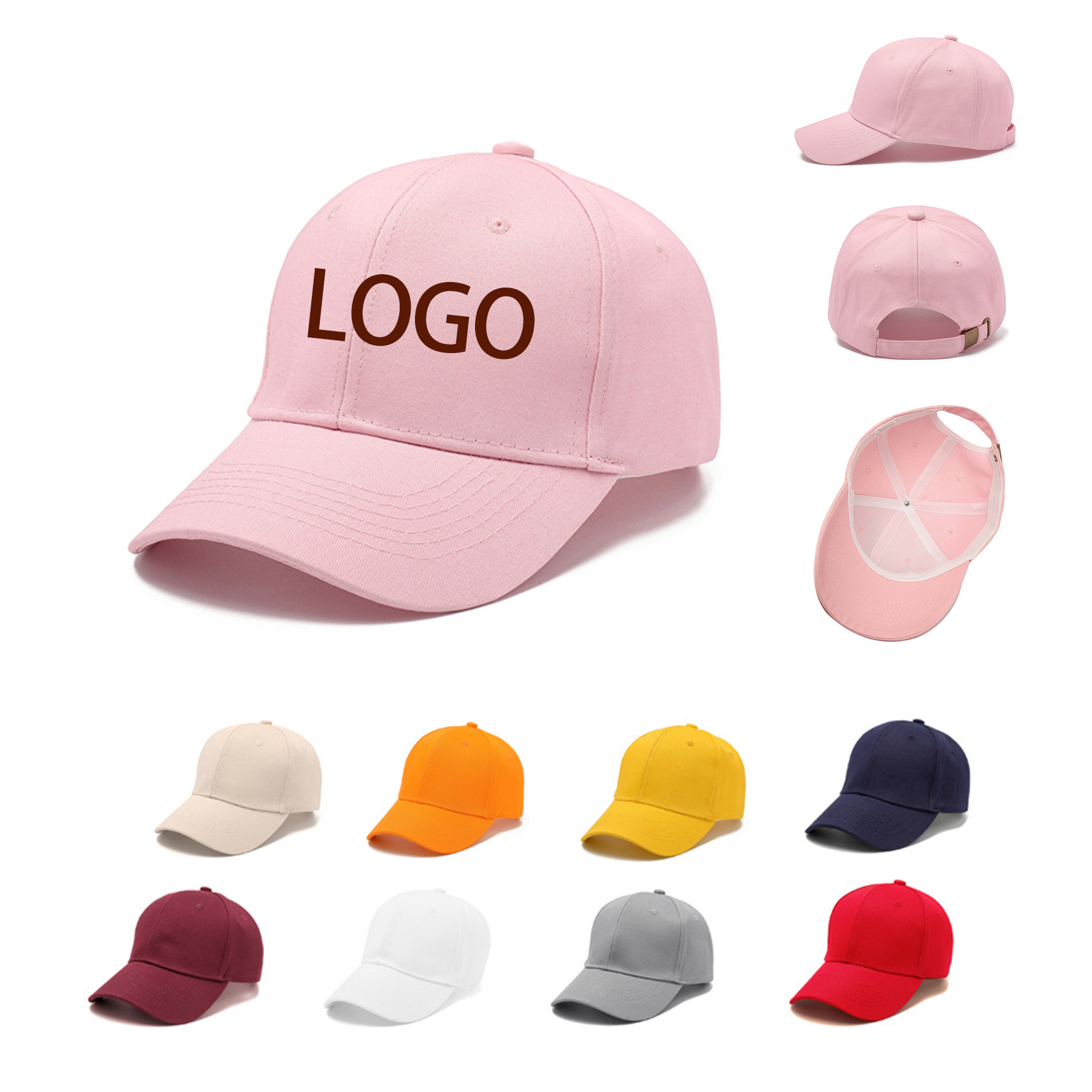 High Quality 6 Panels Golf Baseball Hats Caps 1