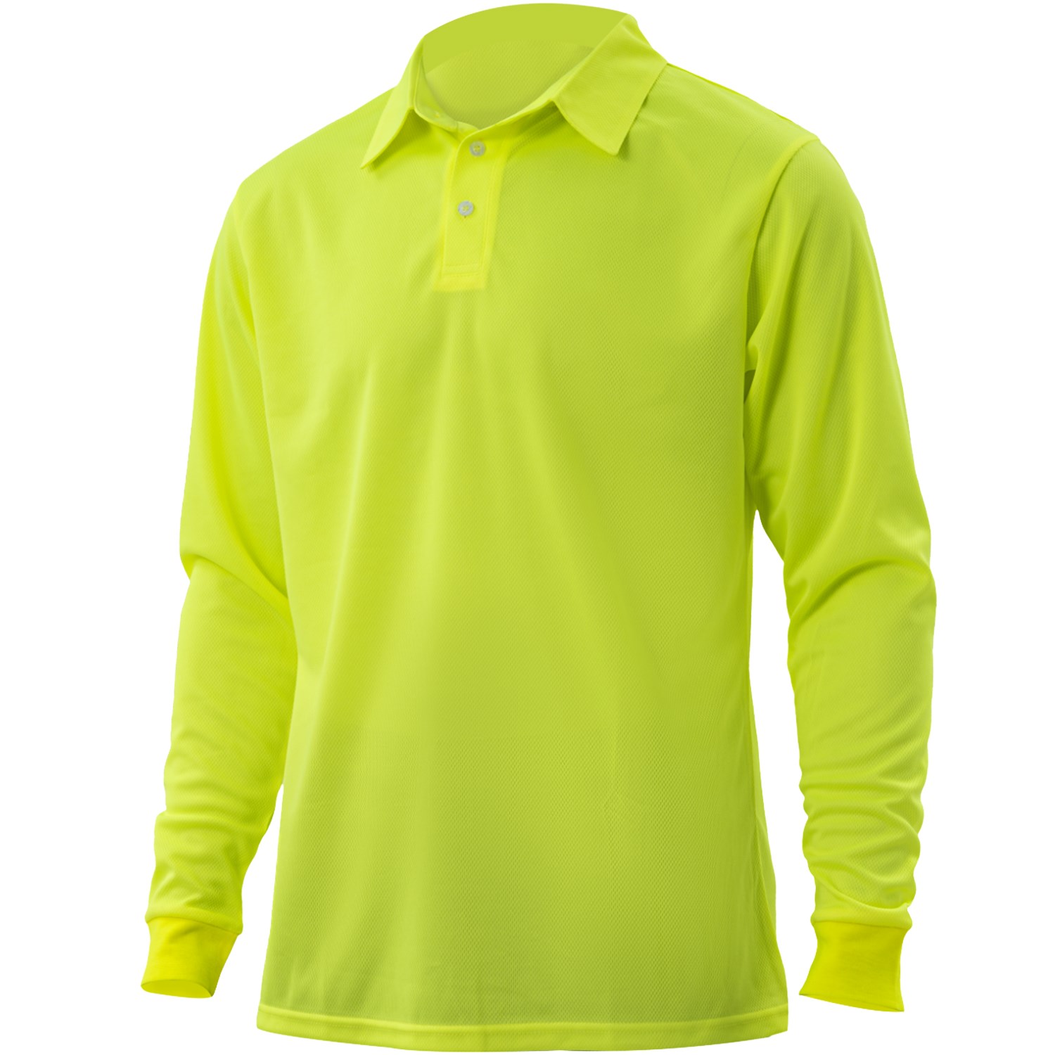 Non-ANSI High Viz Safety Workwear Long Sleeve Polo 6
