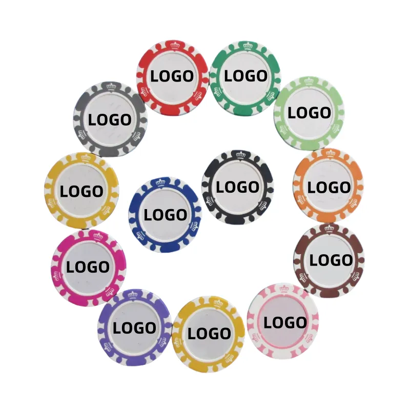 Striped Dice Poker Chips 2