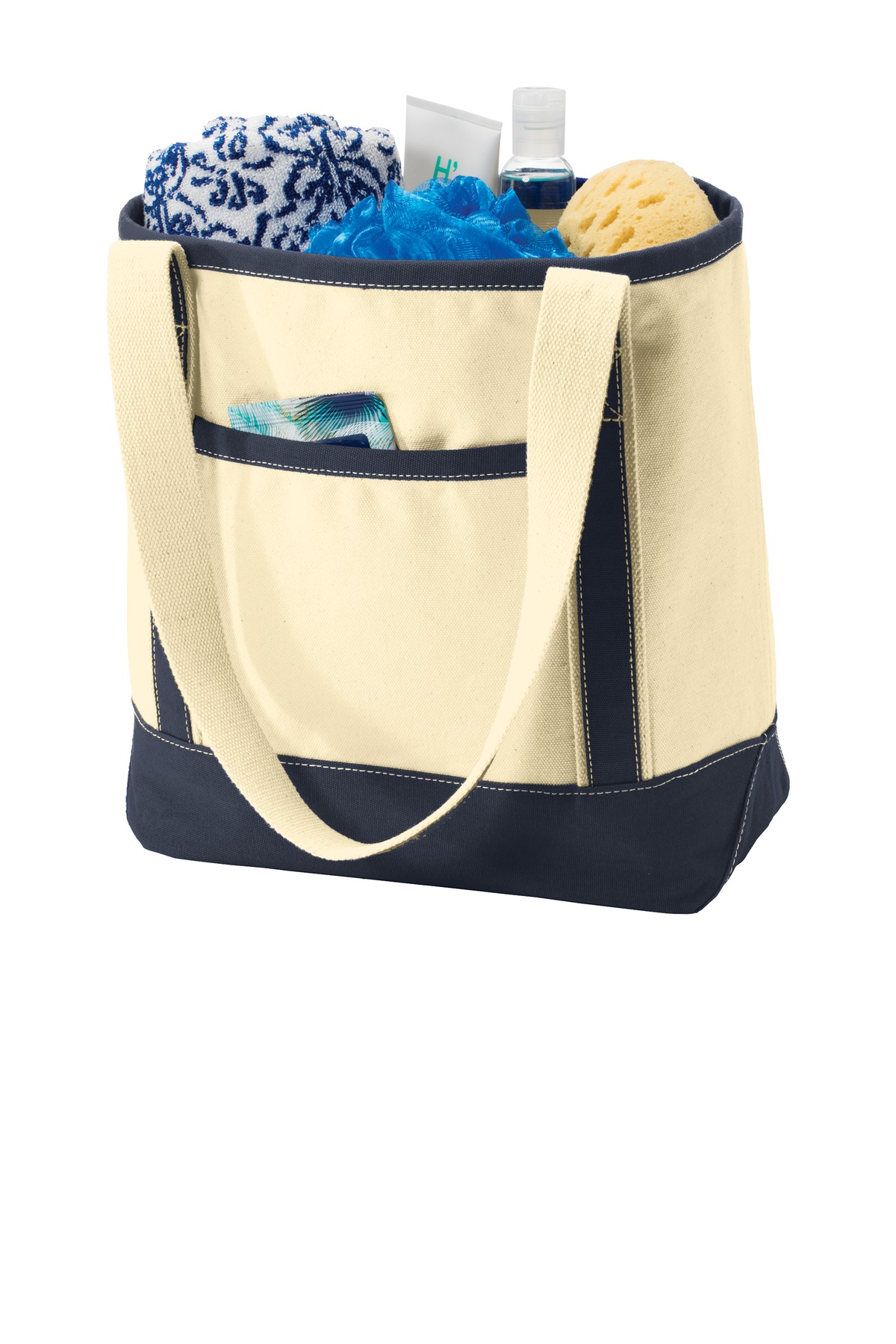 Port Authority Medium Cotton Canvas Tote. BG412 5