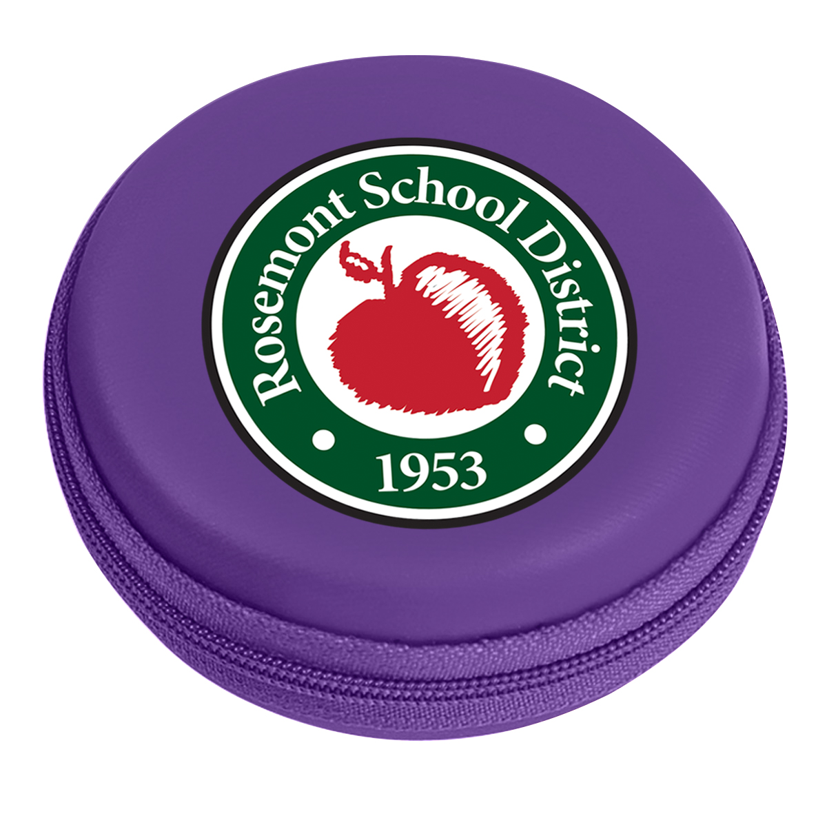 Round Zippered Electronics Travel Case 10