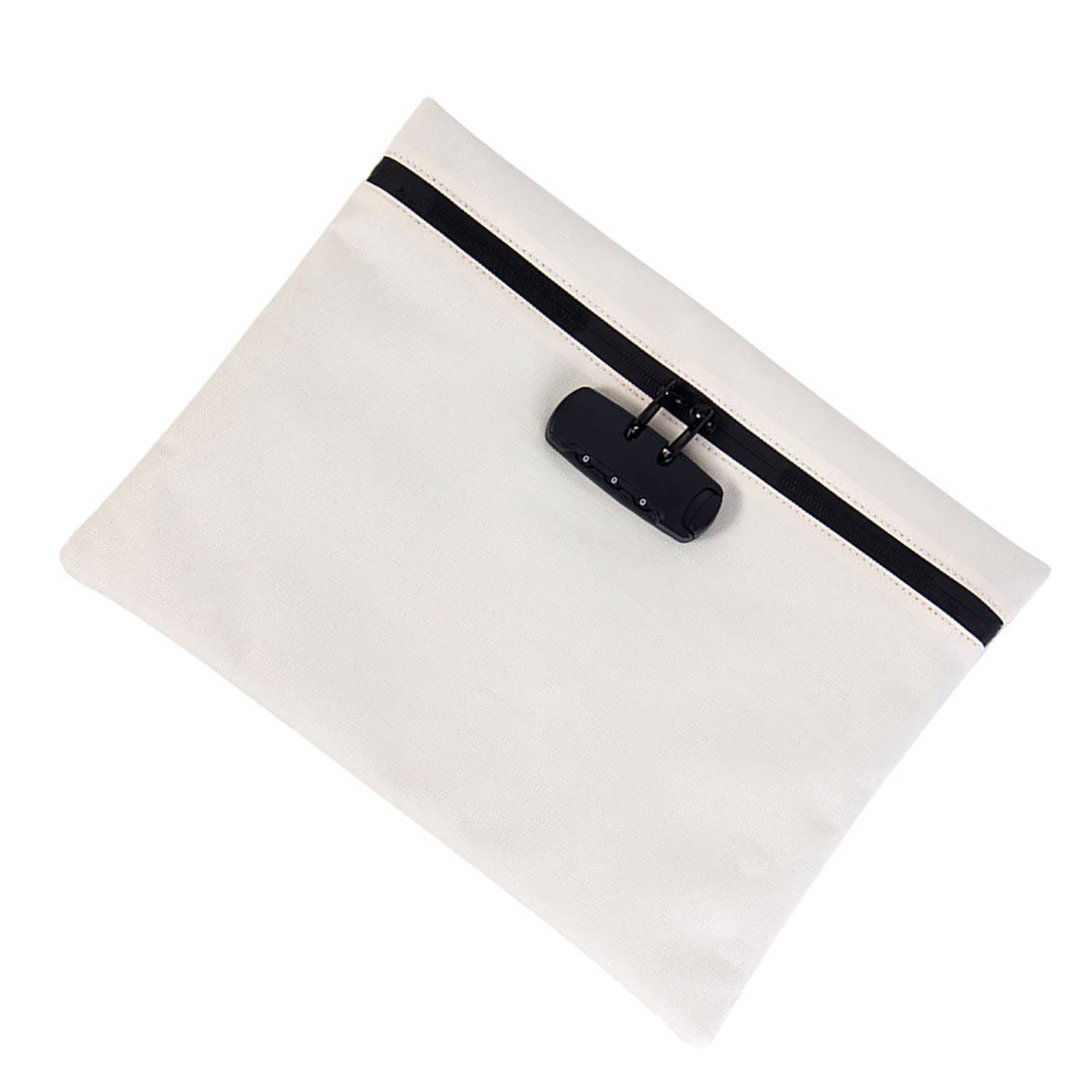 Waterproof Oxford Fabric File Bag W/ Combination Lock 3