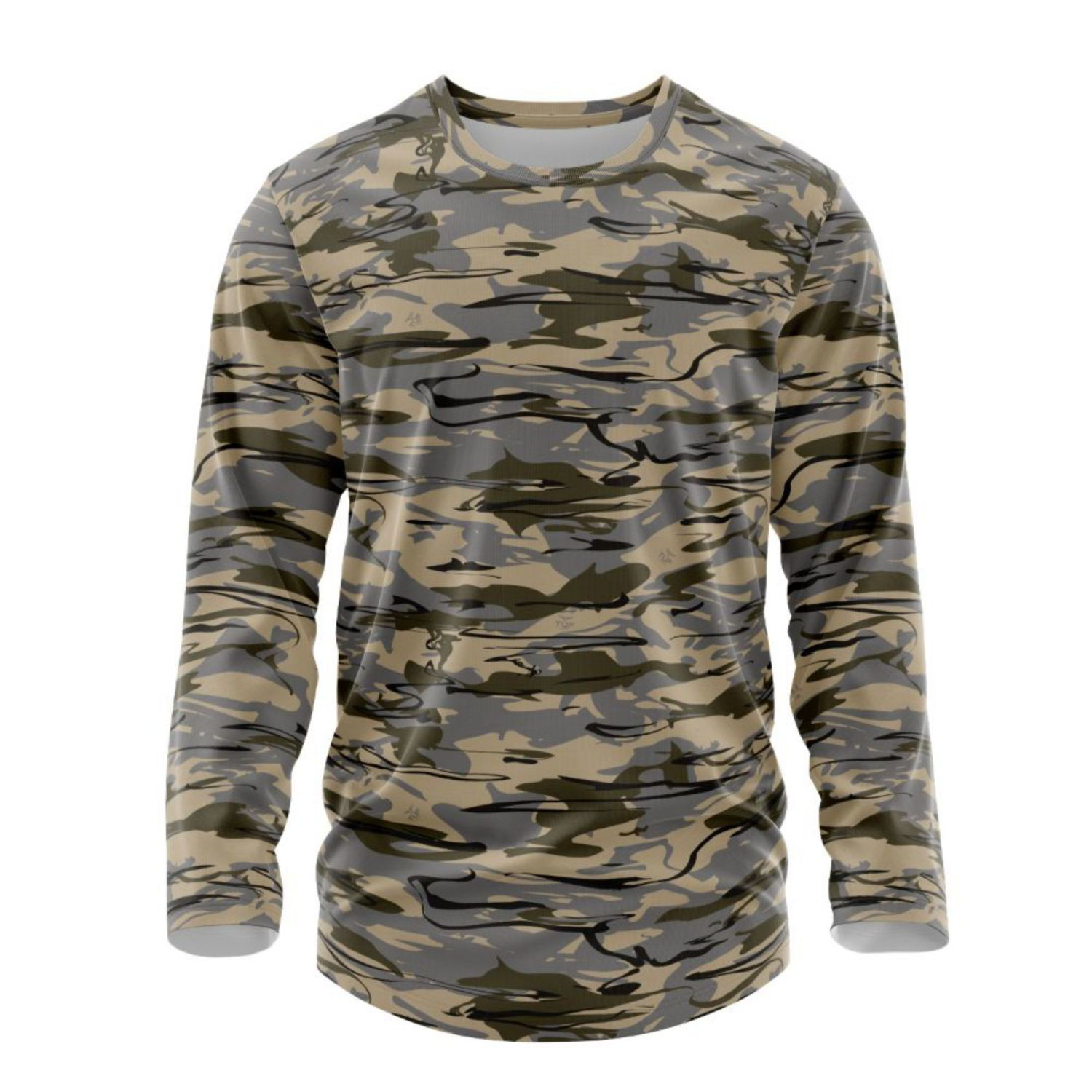 Antler® Men's 4.4 oz. Polyester Interlock Long Sleeve T-Shirt 2
