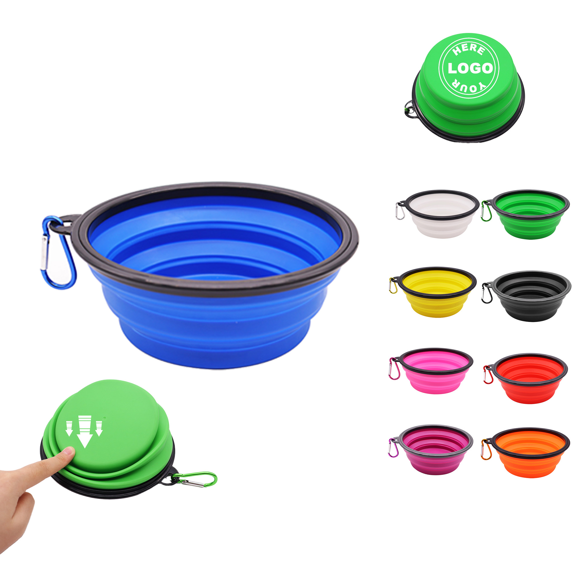 Portable Silicone Pet Travel Bowl 3