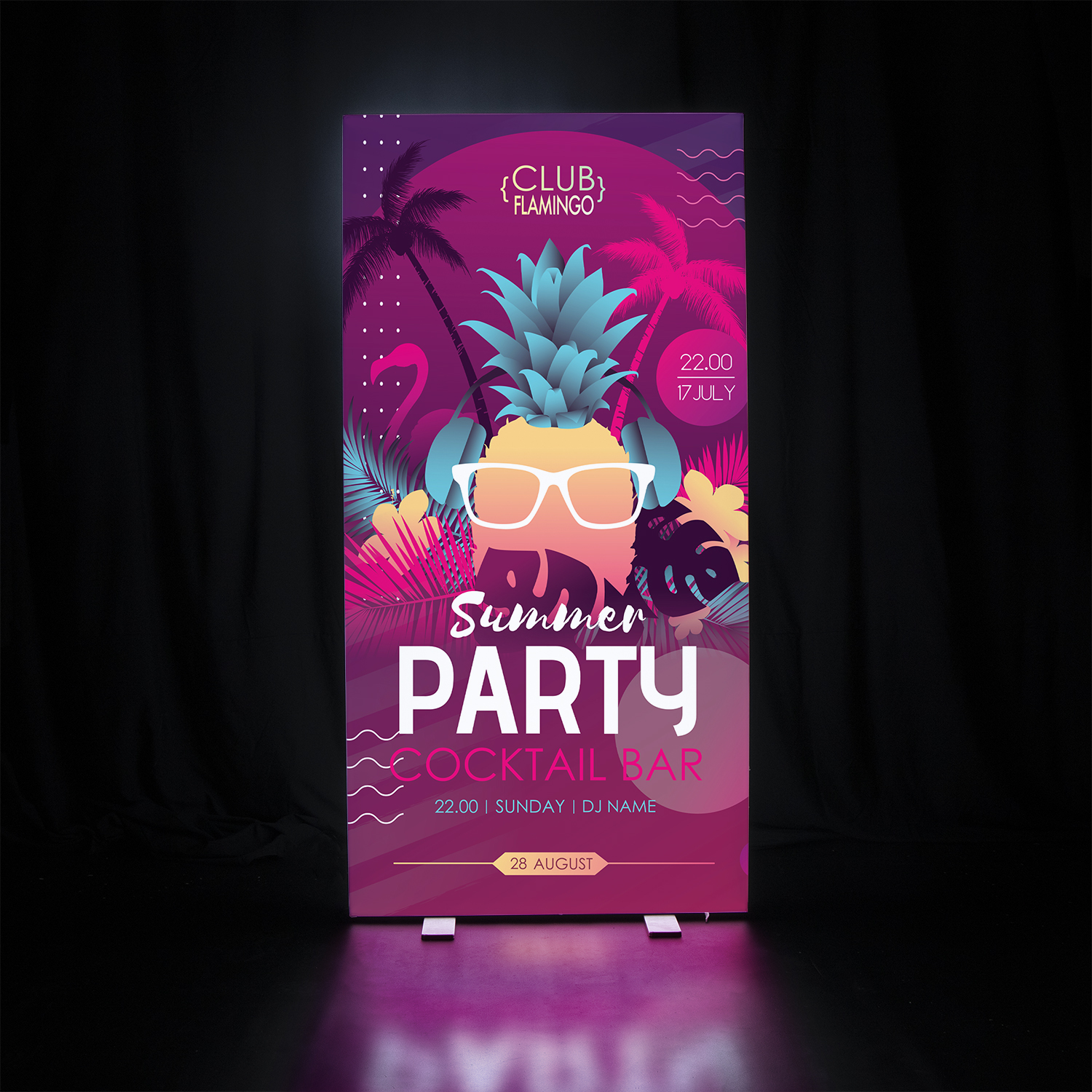 3' x 6.5' Fusion Glo Display Kit 5