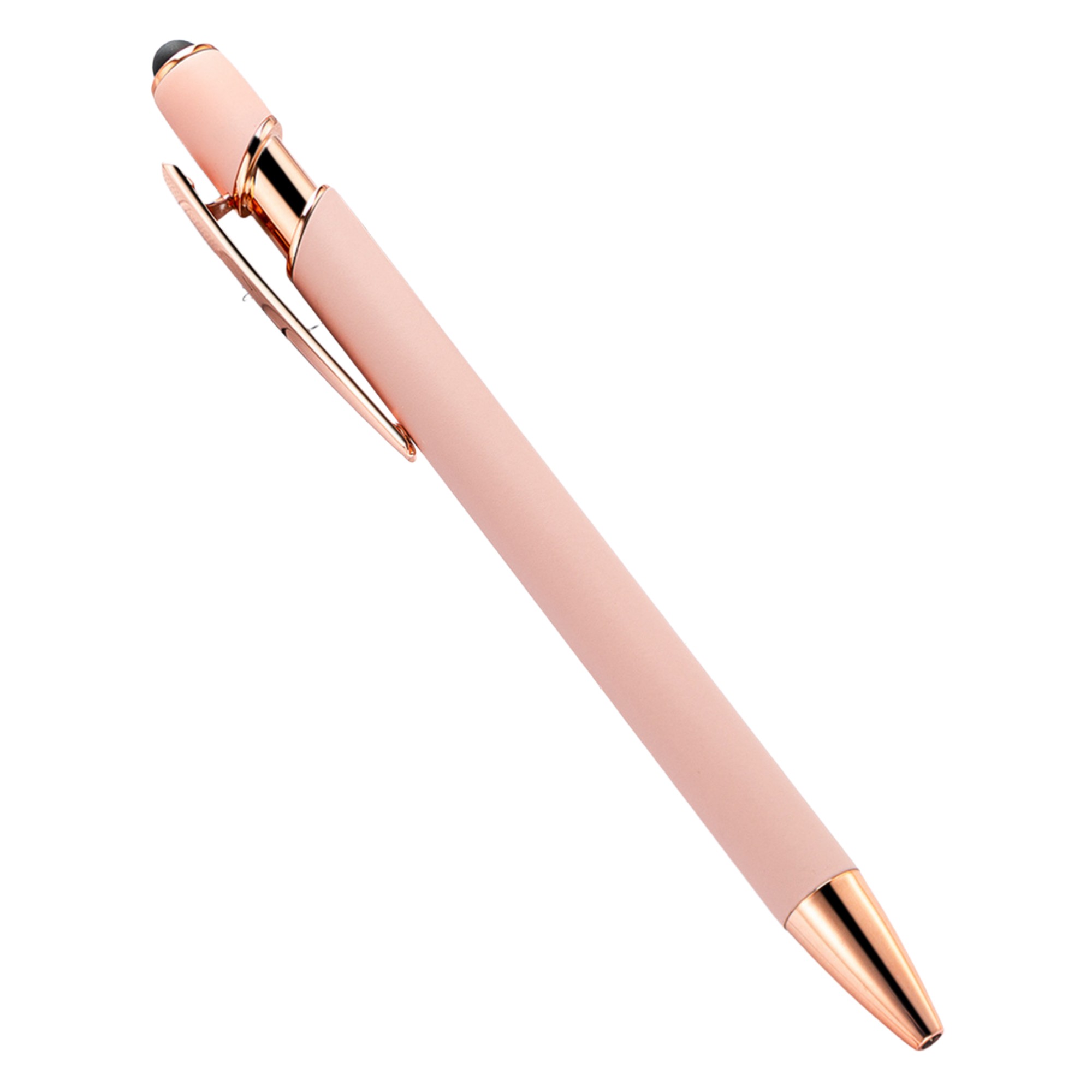Plastic Metal Dual Function Stylus Ballpoint Pen 5.63" 25