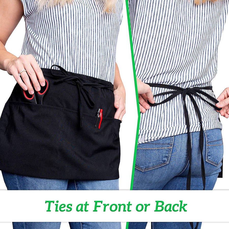 Server Aprons with 3 Pockets 4