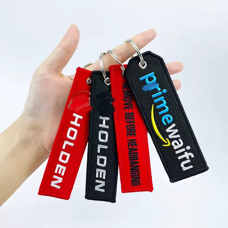 Embroidered Keychain Tag 6