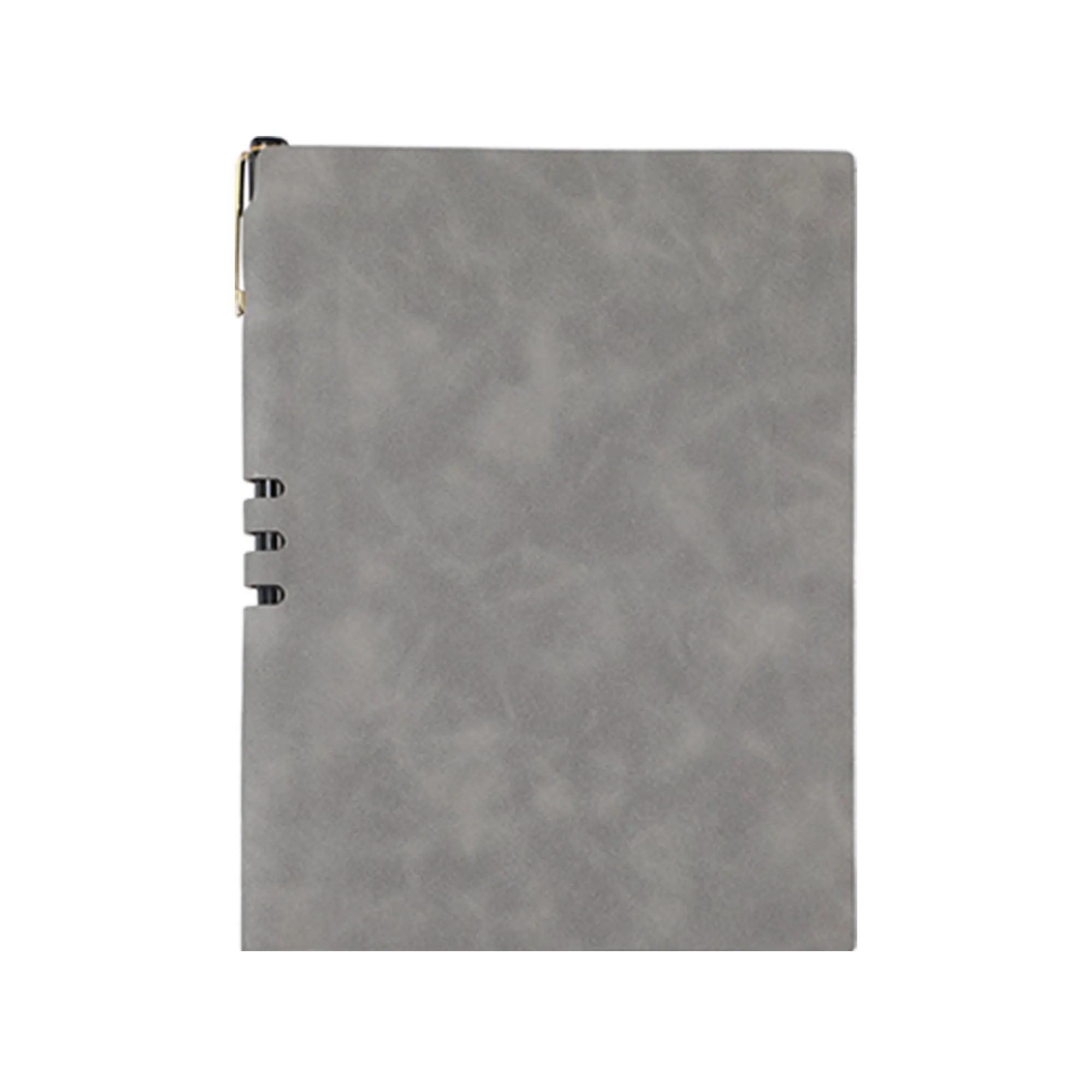 A5 Size Faux Leather Notebook With Metal Pen 1