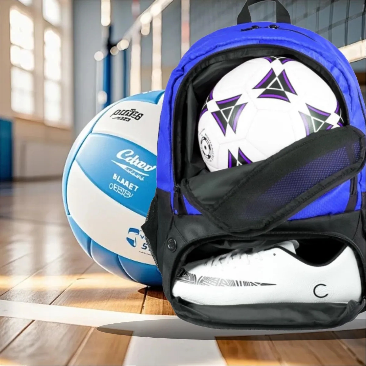 25L Soccer Ball & Shoe Compartment Sports Backpack 2