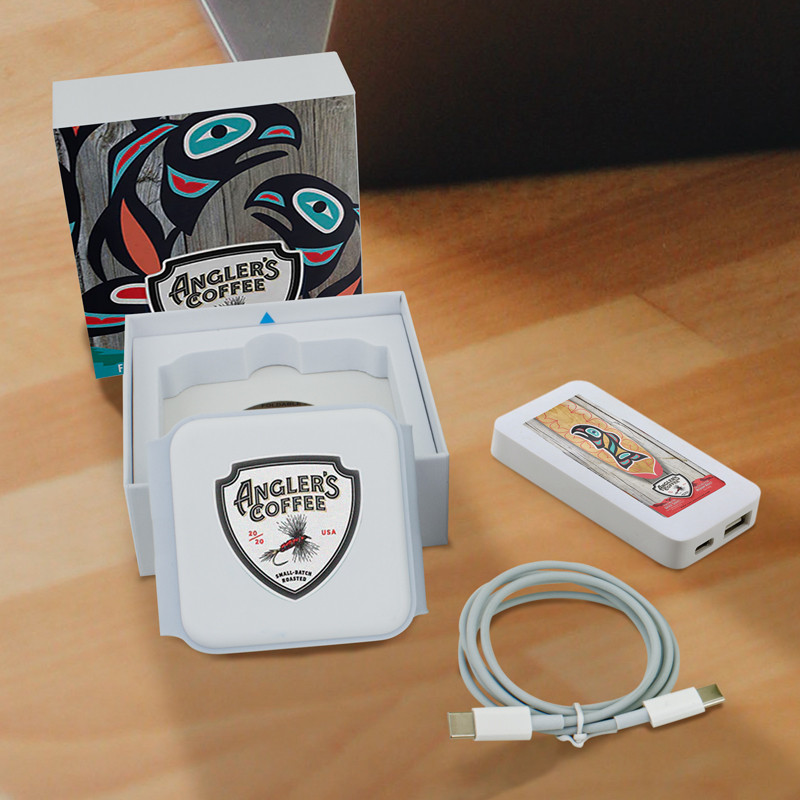 Chi-Charge Stack and Wall Charger In Branded Packaging 2