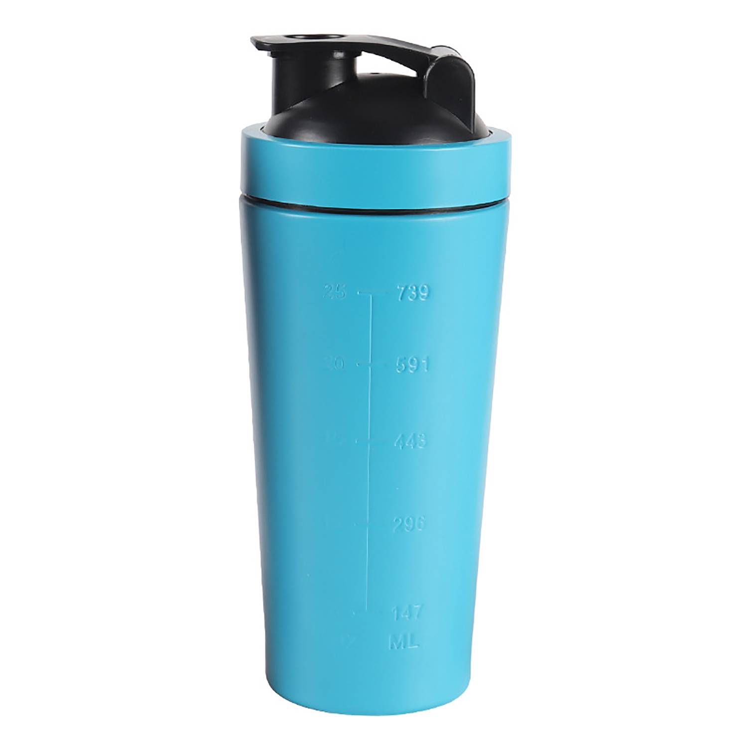 17oz Stainless Steel Shaker Bottle w/ Scale 8