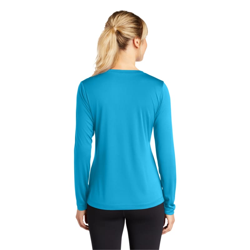 Sport-Tek Women's Long Sleeve PosiCharge Competitor V-Neck Tee. 46