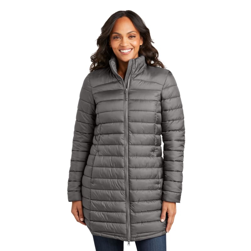 Port Authority Women's Horizon Puffy Long Jacket 10