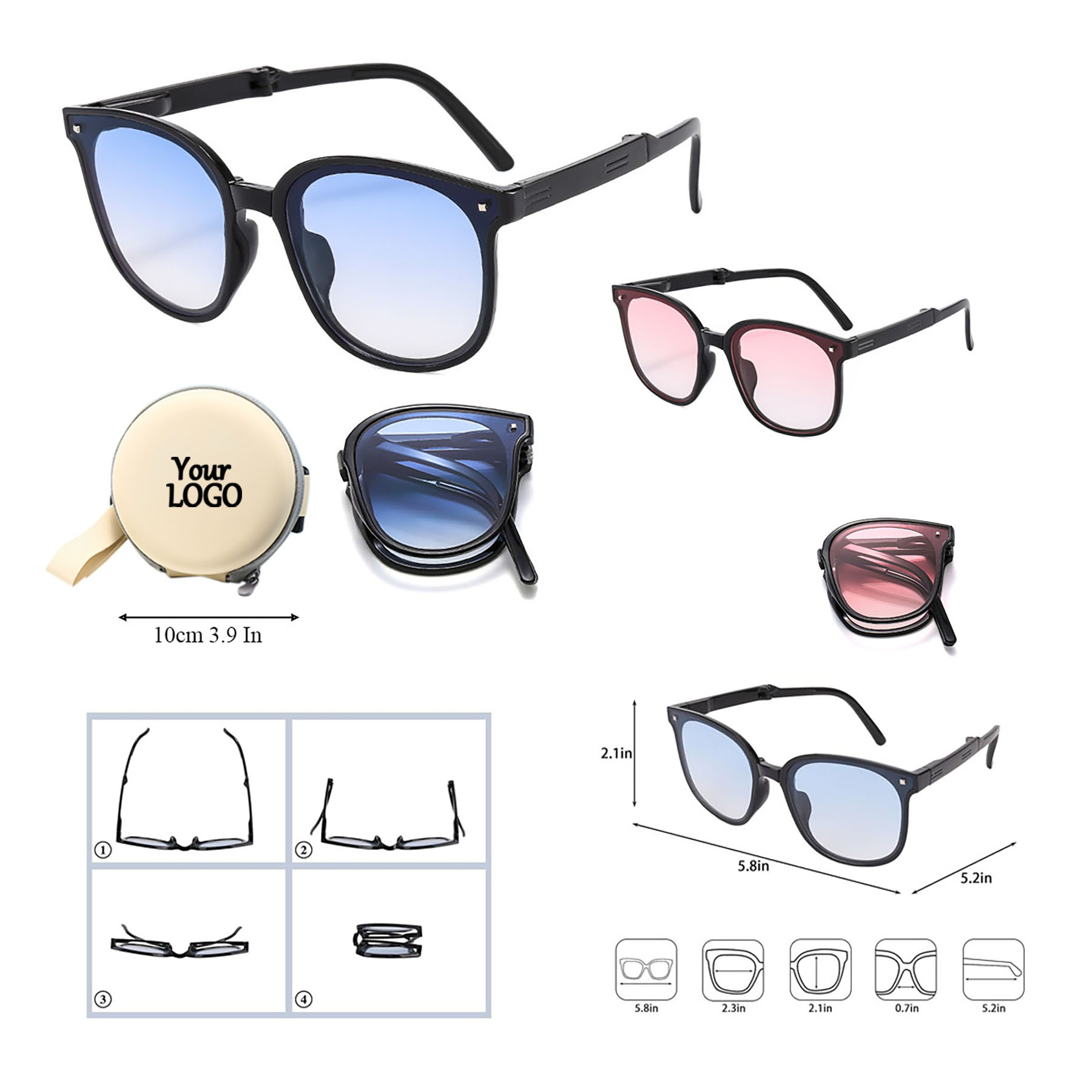 Stylish Foldable Sunglasses 4