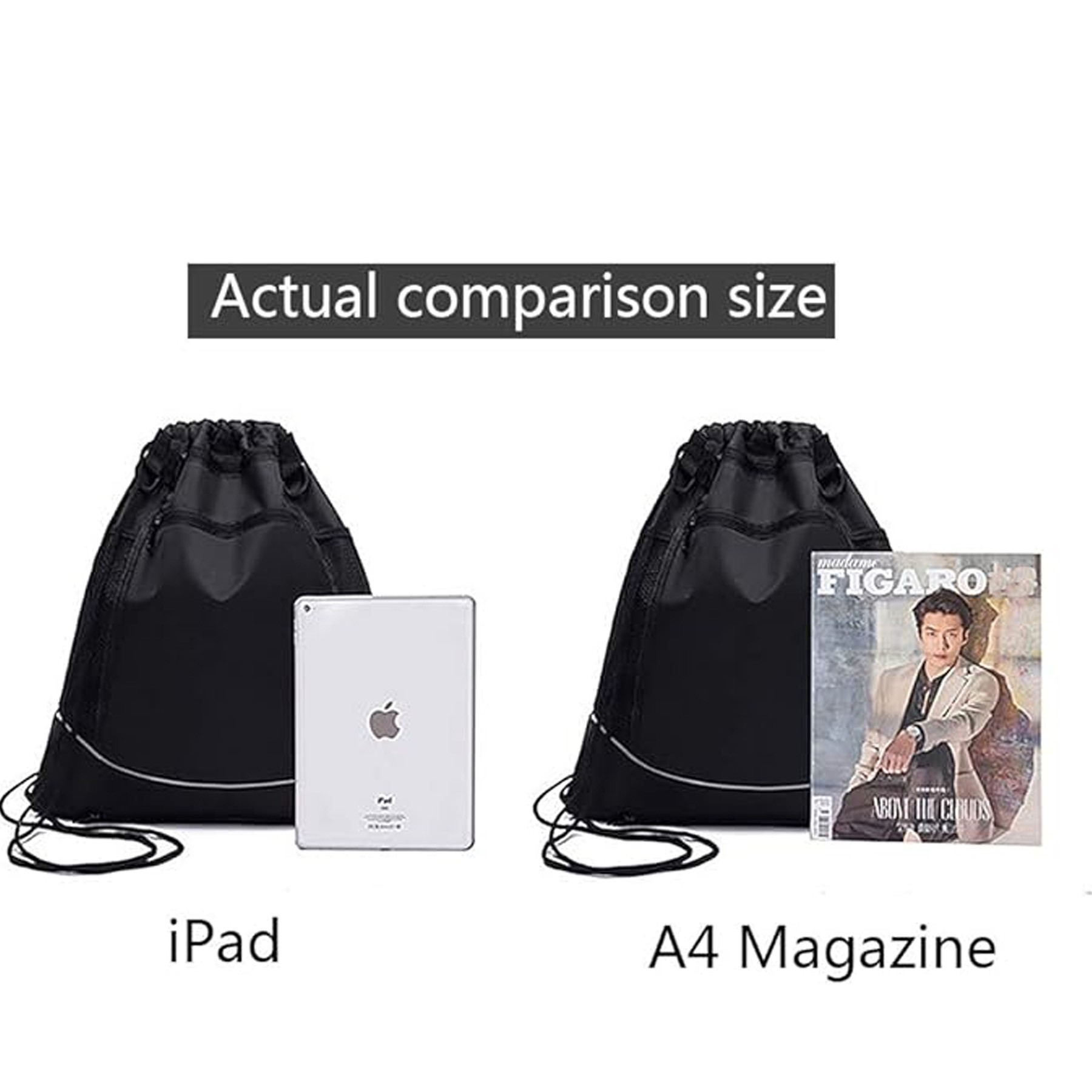 Drawstring Basketball Backpack Waterproof Sports Gym Bag 3