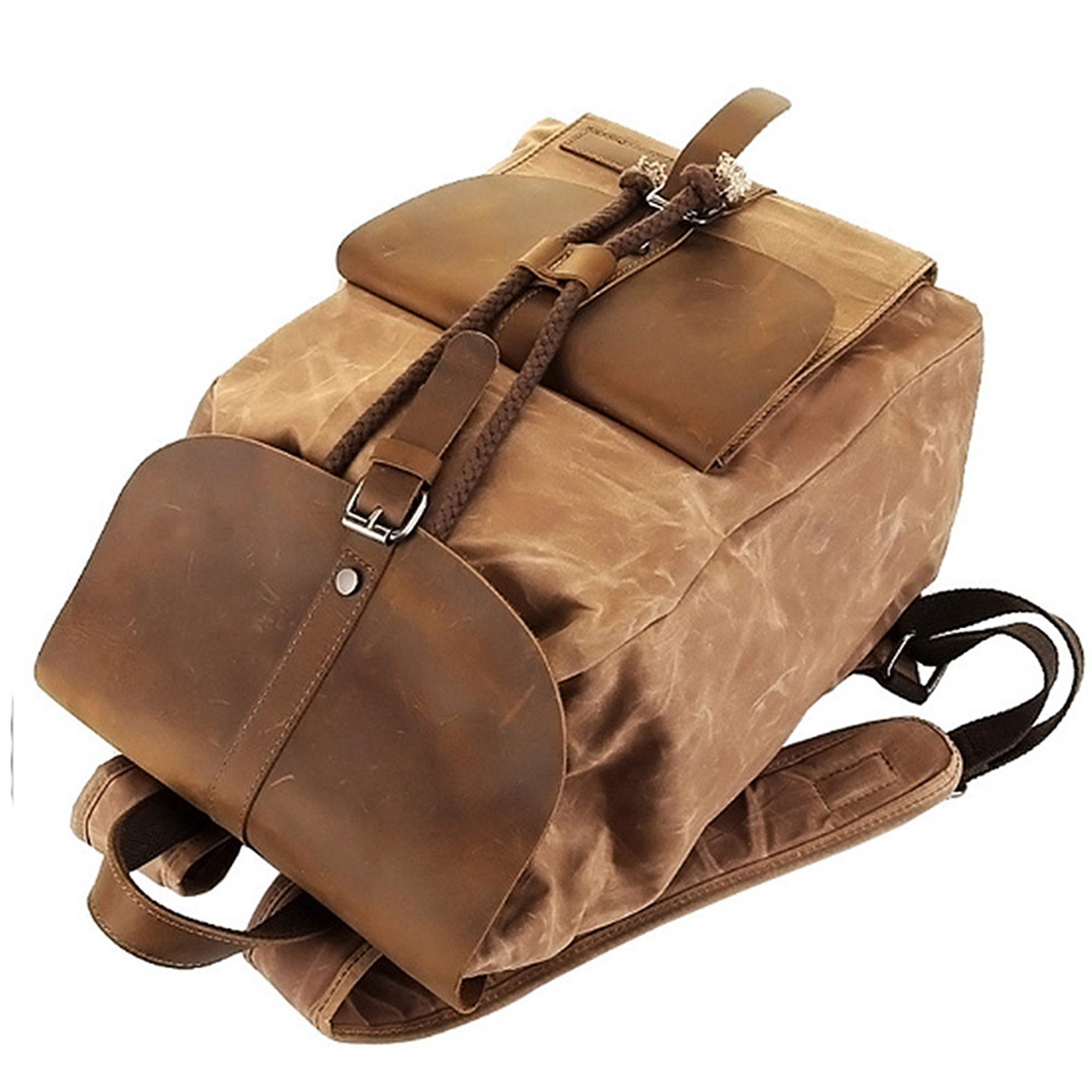 Cowhide Outdoor Men'S Waterproof Leisure Backpack 2