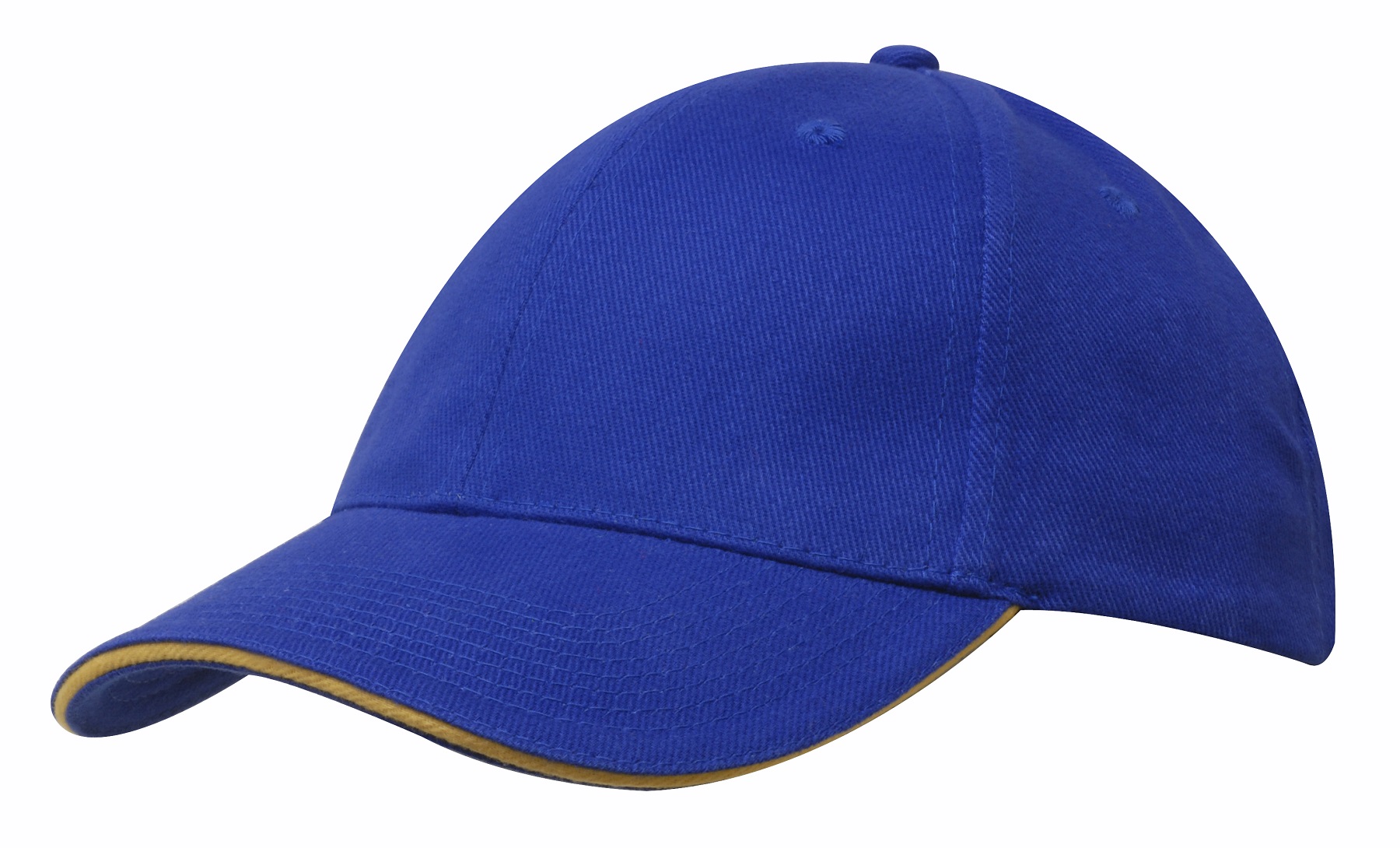 Brushed Heavy Cotton with Sandwich Trim Cap (Domestically Decorated) 14