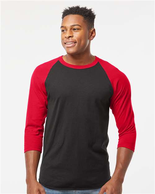 Unisex Fine Jersey Raglan T-Shirt - 245 25